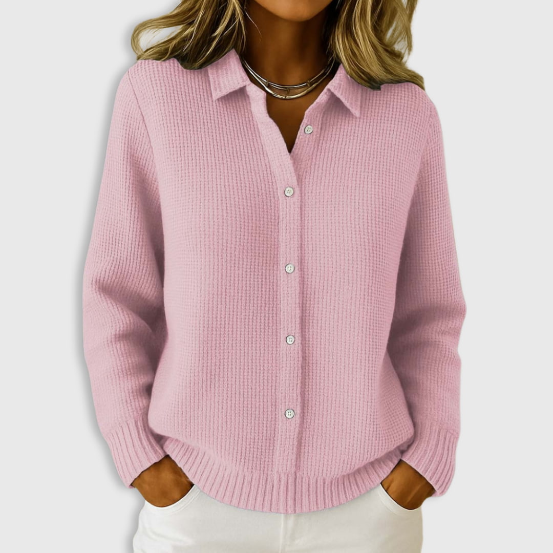 Elara | Soft Button-Up Blouse