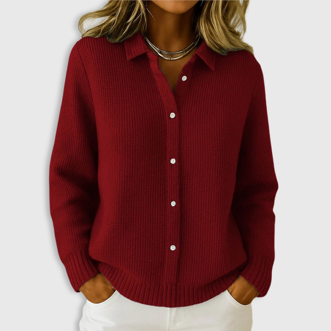 Elara | Soft Button-Up Blouse