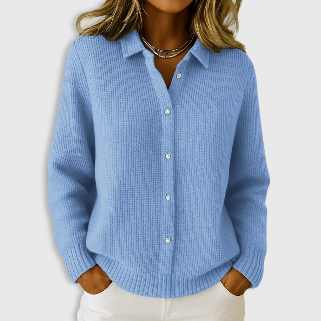 Elara | Soft Button-Up Blouse