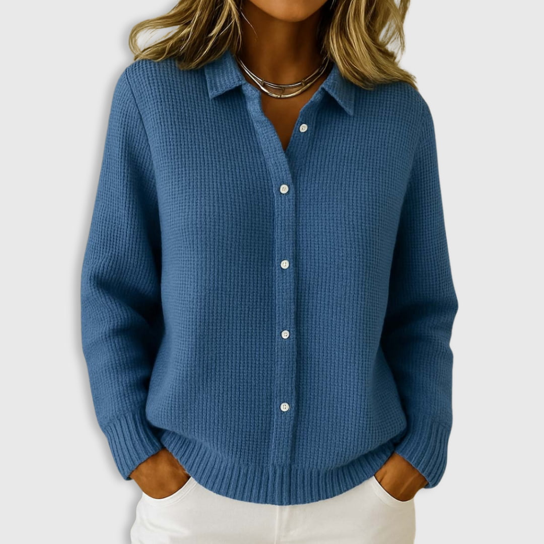 Elara | Soft Button-Up Blouse