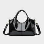 Glossy Leather Handbag
