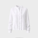 Rosalie | Ruffled Stripe Blouse