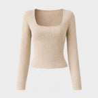 Calista | Ribbed Square Neck Top