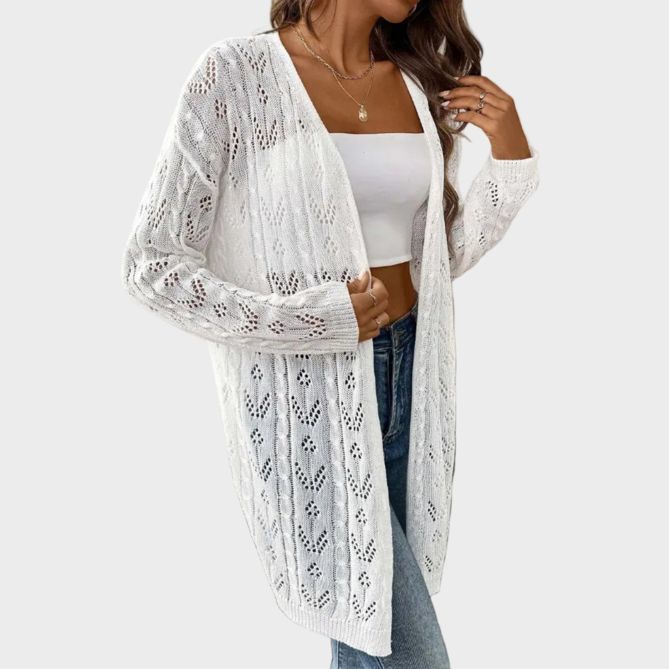 Olivia | Buttonless Cardigan Knit