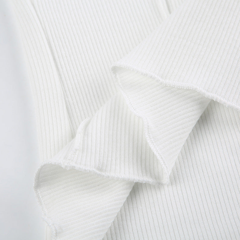 Skylar | Sculpted Ribbed Long Sleeve Top