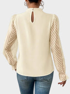 Elara | Elegant Ruffle-Sleeve Blouse