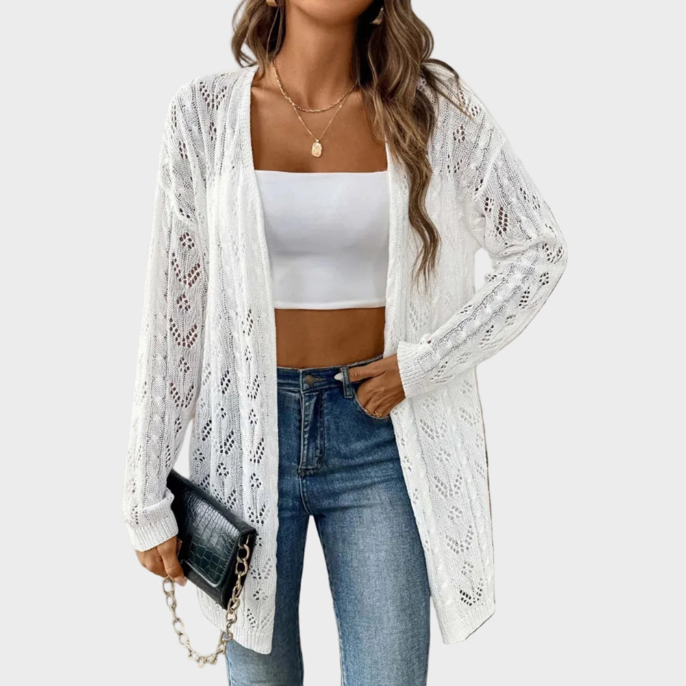 Olivia | Buttonless Cardigan Knit