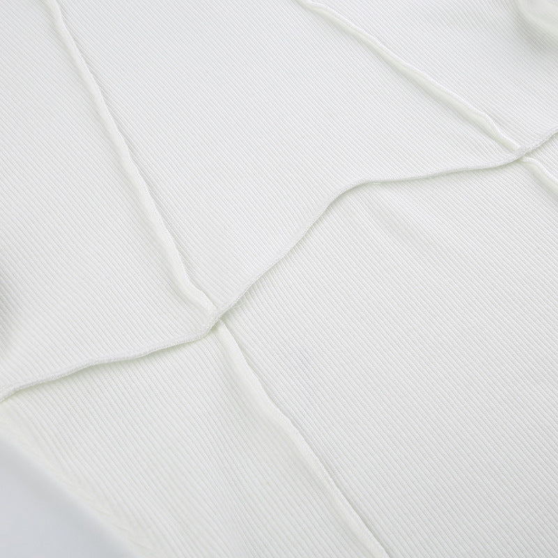 Skylar | Sculpted Ribbed Long Sleeve Top
