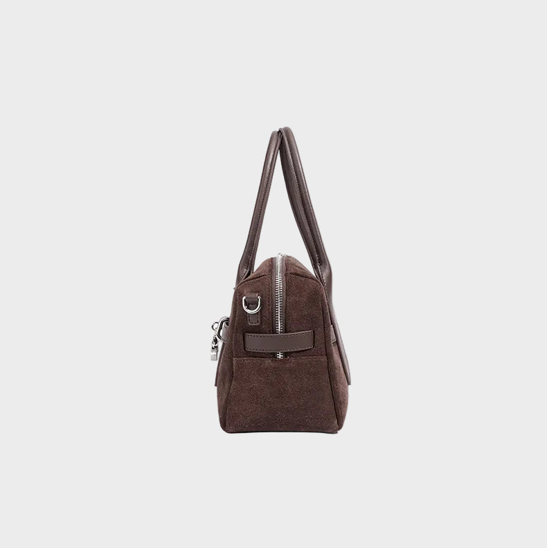 Suede Leather Handbag