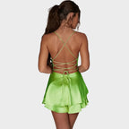 Lunara | Satin Flow Mini Dress
