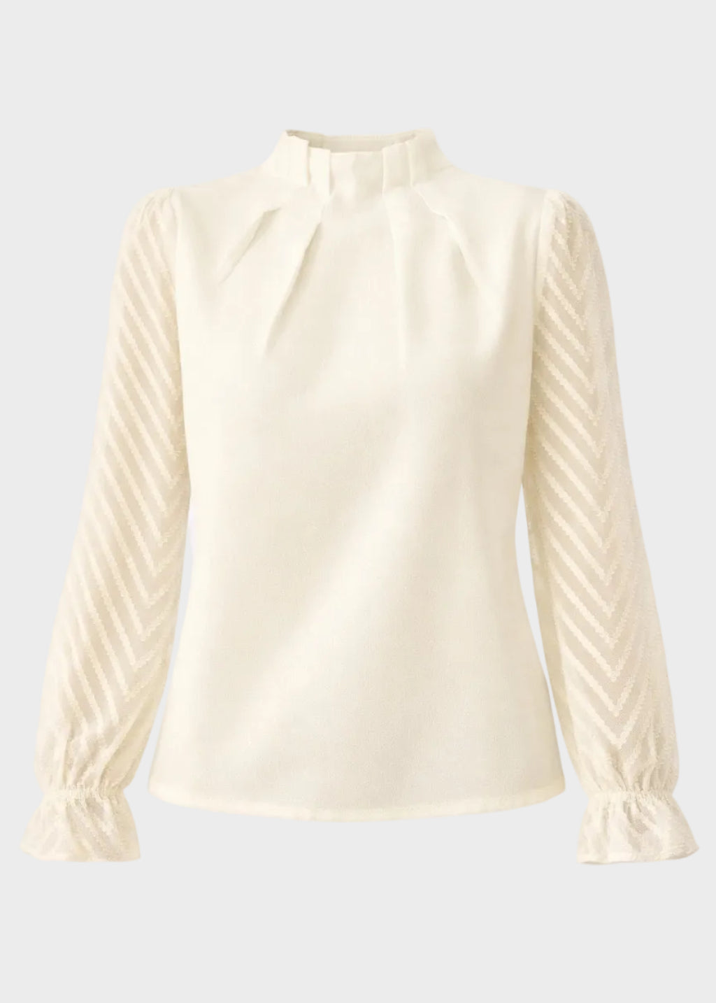 Elara | Elegant Ruffle-Sleeve Blouse
