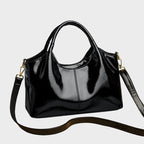 Glossy Leather Handbag
