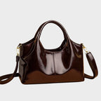 Glossy Leather Handbag