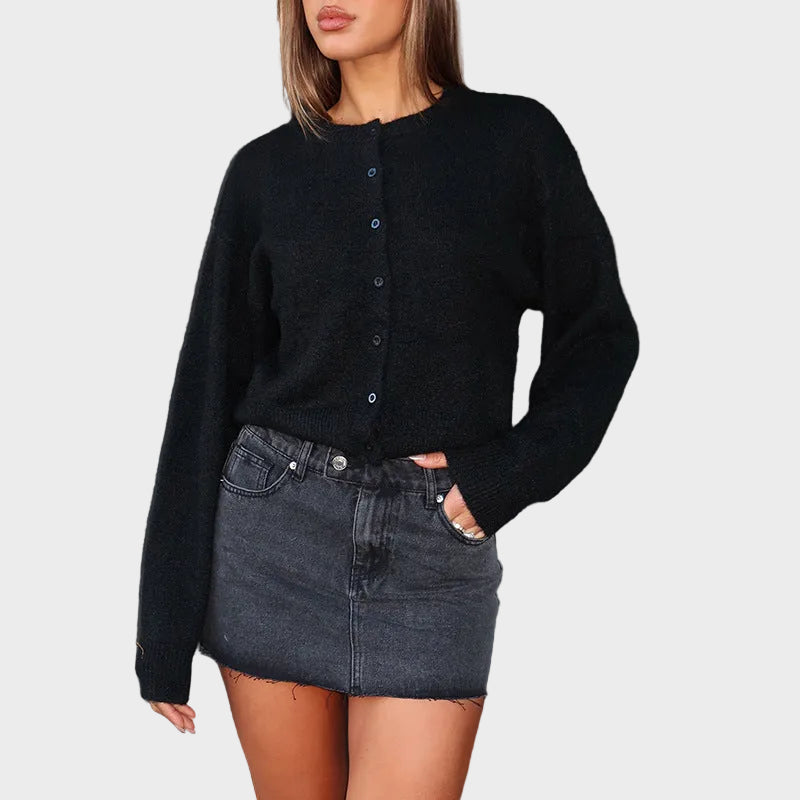 Lily | Soft Buttoned Knit Cardigan