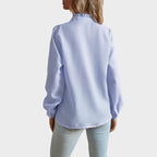Rosalie | Ruffled Stripe Blouse