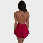 Lunara | Satin Flow Mini Dress