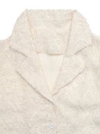 Emily | Textured Button-Up Blouse