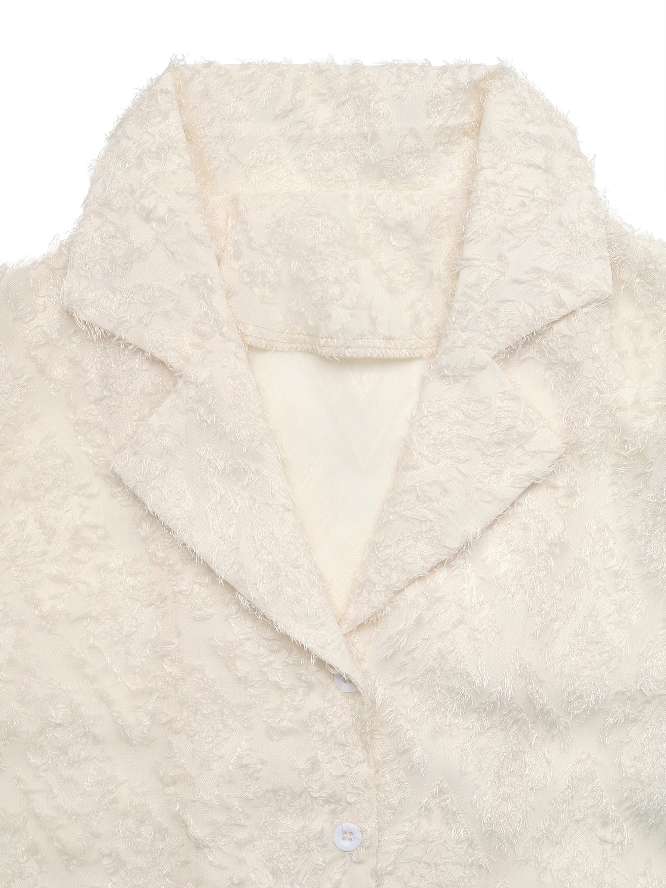 Emily | Textured Button-Up Blouse