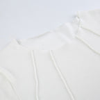 Skylar | Sculpted Ribbed Long Sleeve Top