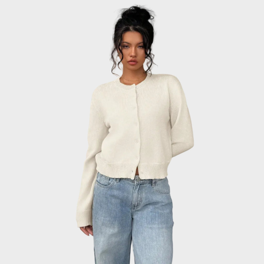 Lily | Soft Buttoned Knit Cardigan