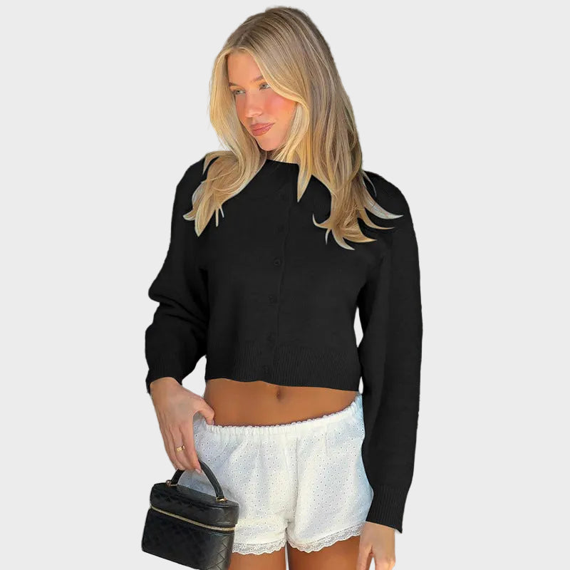 Lily | Soft Buttoned Knit Cardigan