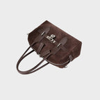 Suede Leather Handbag