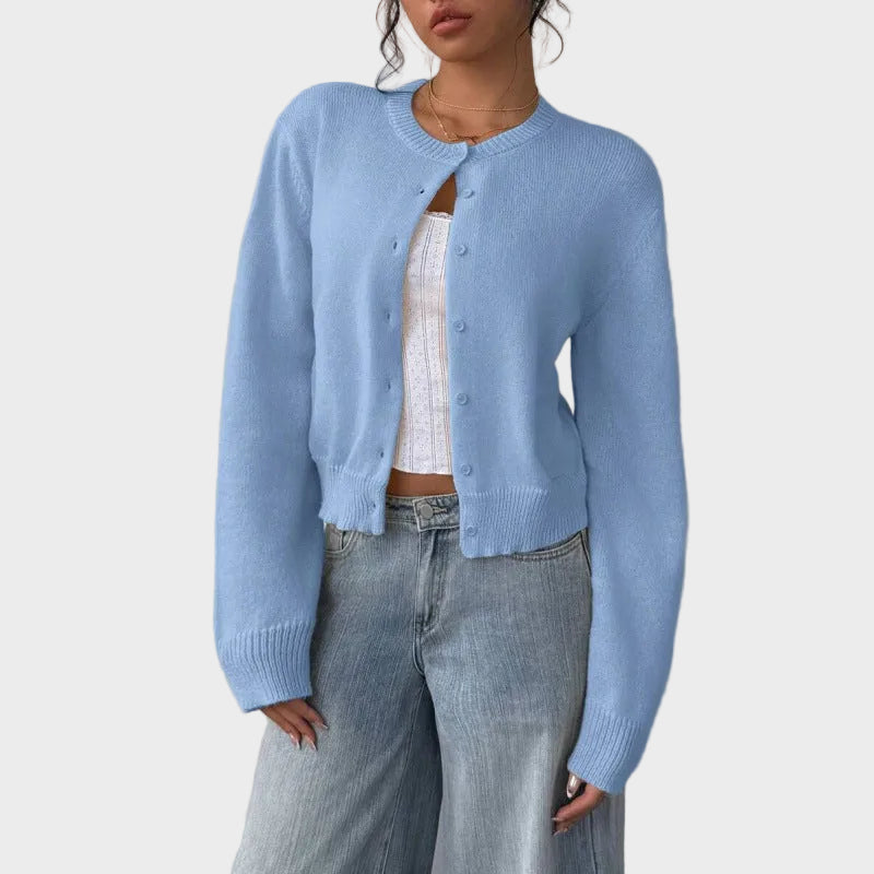 Lily | Soft Buttoned Knit Cardigan