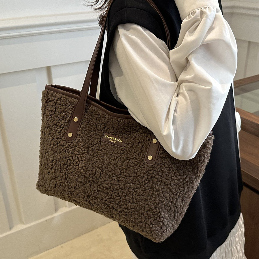 Sherpa Tote Handbag
