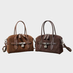 Suede Leather Handbag