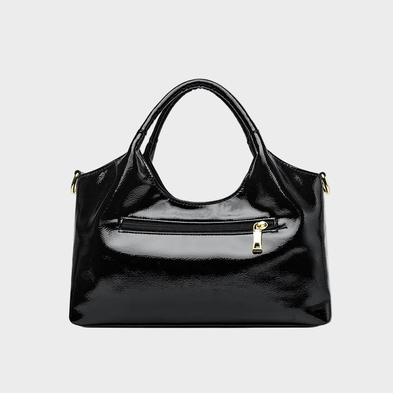 Glossy Leather Handbag