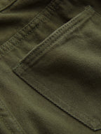Overlay Panel Mid-Waist Wide-Leg Jeans