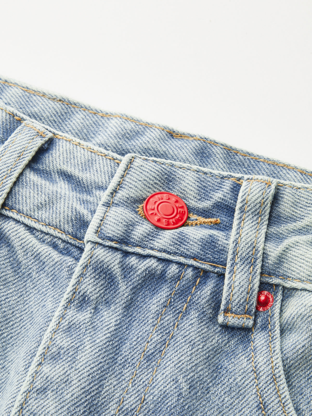 Side Stripe Curved Leg Denim Jeans