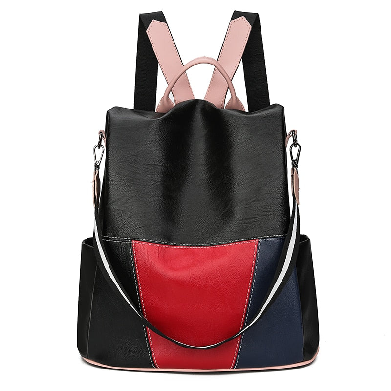 Elena Leather Panel Tote