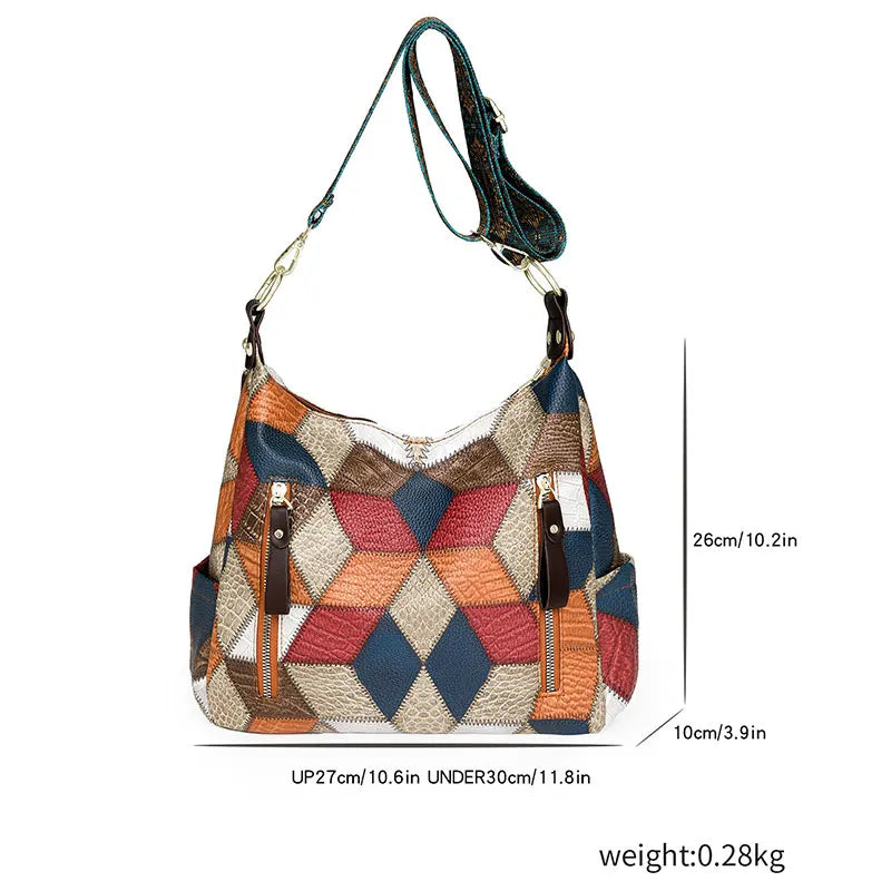 Sienna Patchwork Shoulder Bag