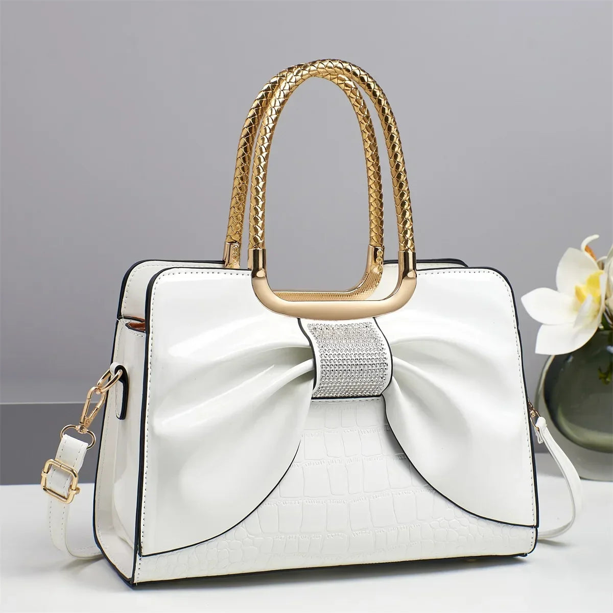 Rosette Crossbody Bag