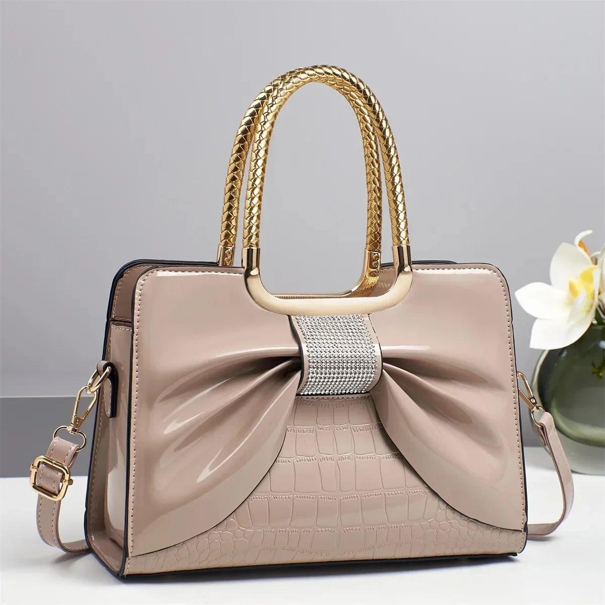 Rosette Crossbody Bag