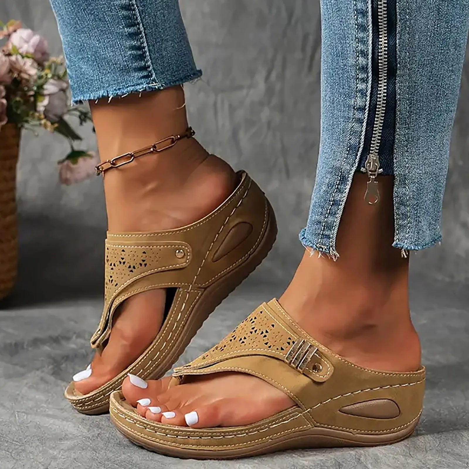 The Willow Wedge Sandal