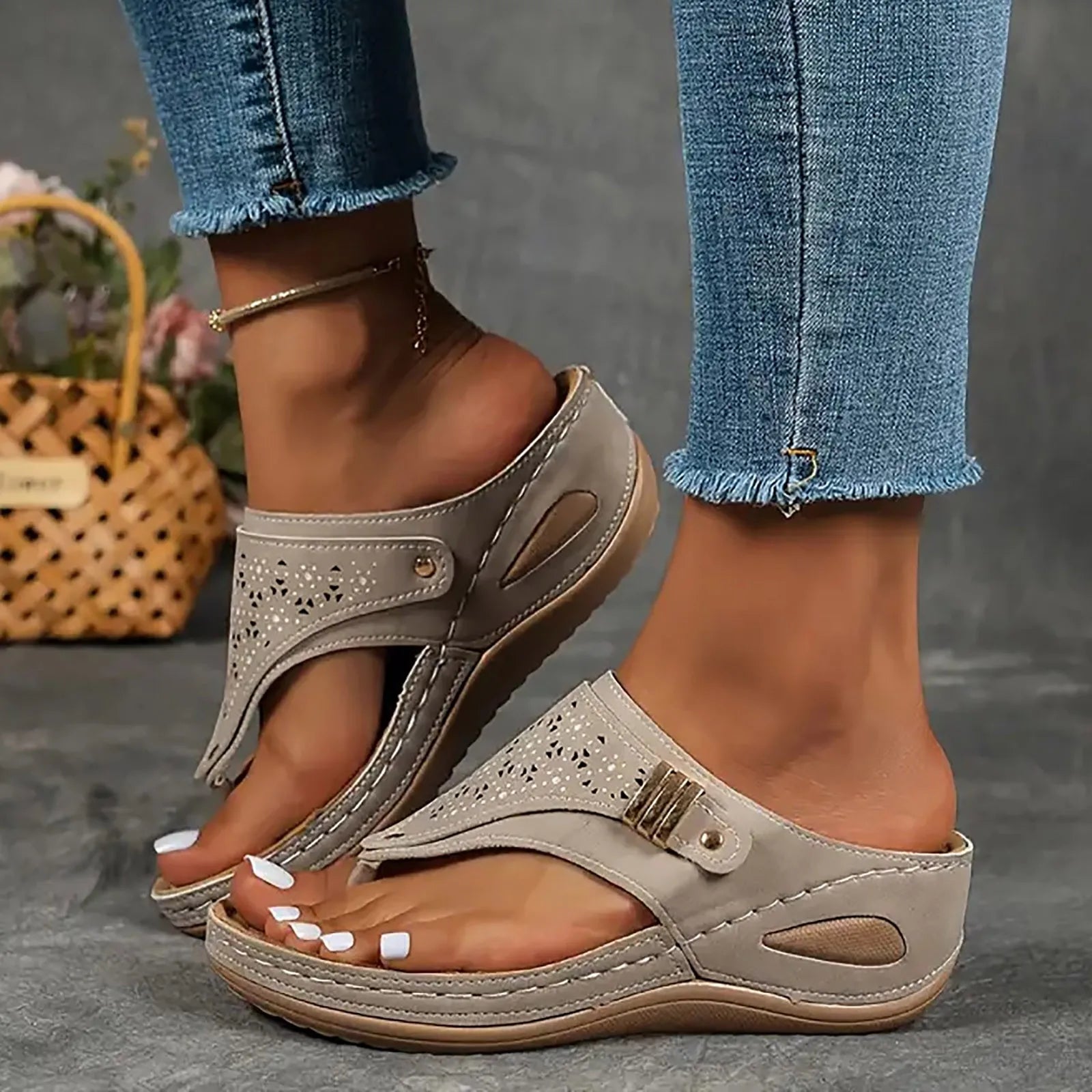 The Willow Wedge Sandal