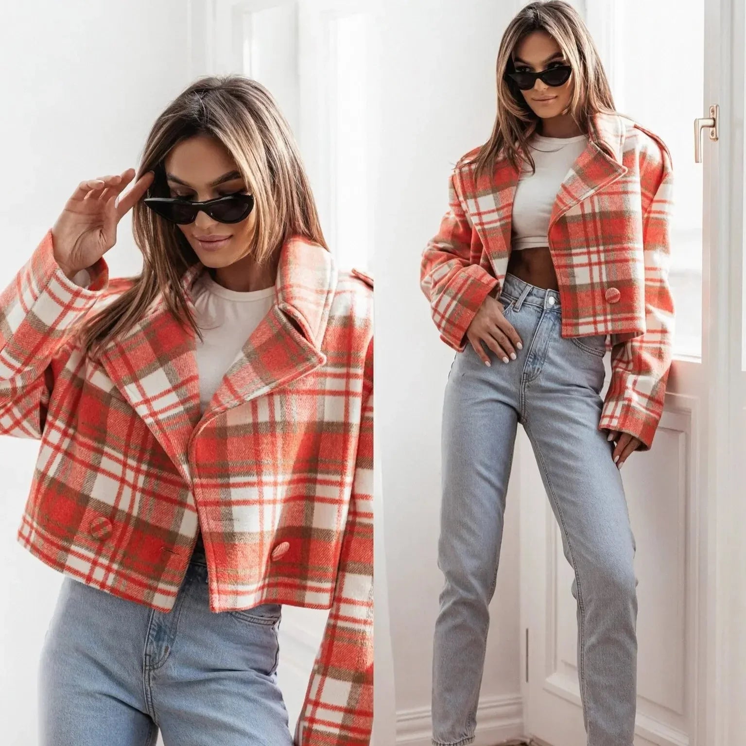 Clara Cropped Pea Coat