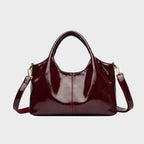 Glossy Leather Handbag