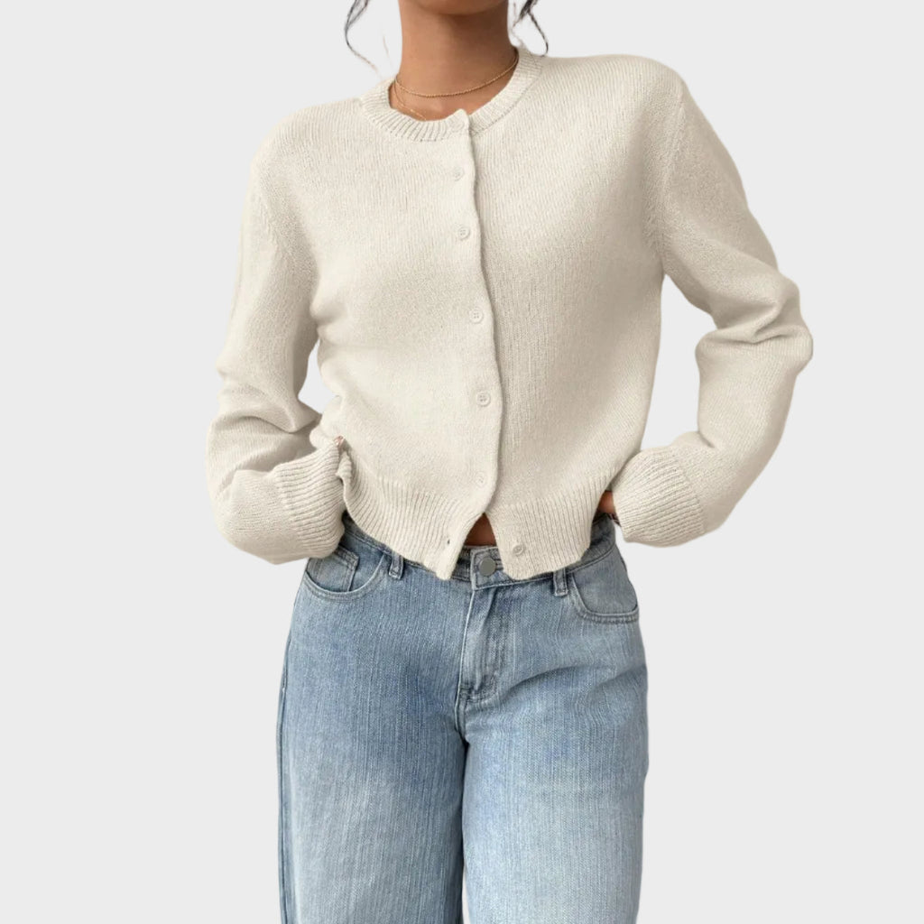 Lily | Soft Buttoned Knit Cardigan