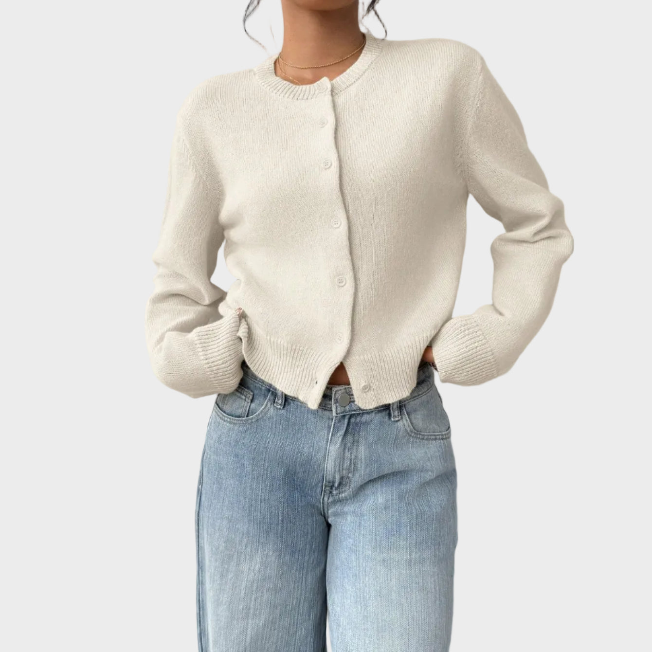Lily | Soft Buttoned Knit Cardigan