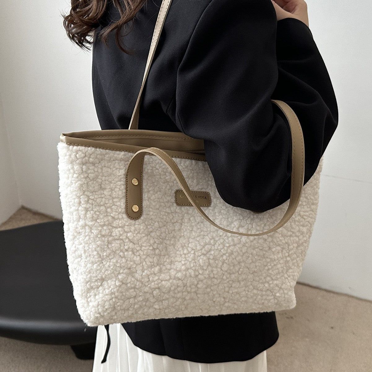 Sherpa Tote Handbag