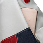 Elena Leather Panel Tote