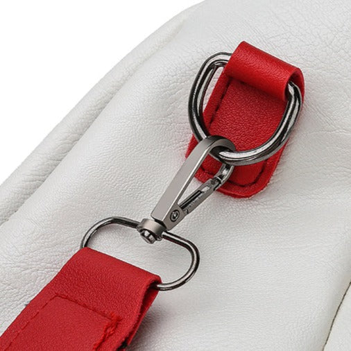 Elena Leather Panel Tote