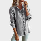 Rosalie | Ruffled Stripe Blouse