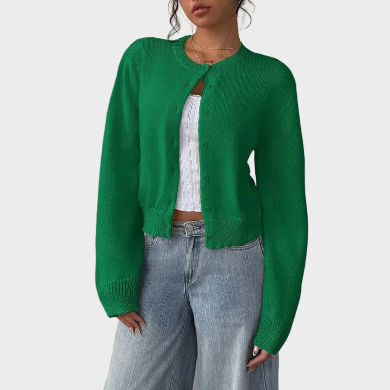 Lily | Soft Buttoned Knit Cardigan